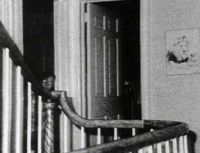 This picture of a boy was taken in the Amityville Horror House after the famous tragic story of the Lutz family occurred. Except… There was no boy in the house when this photo was taken. That, my friends, is a ghost boy.