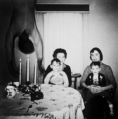 The Cooper family was just trying to take a nice family photo in their new home, and this demon-ghost thing had to pop in and ruin it. Ugh, demon-ghost things are always doing that!