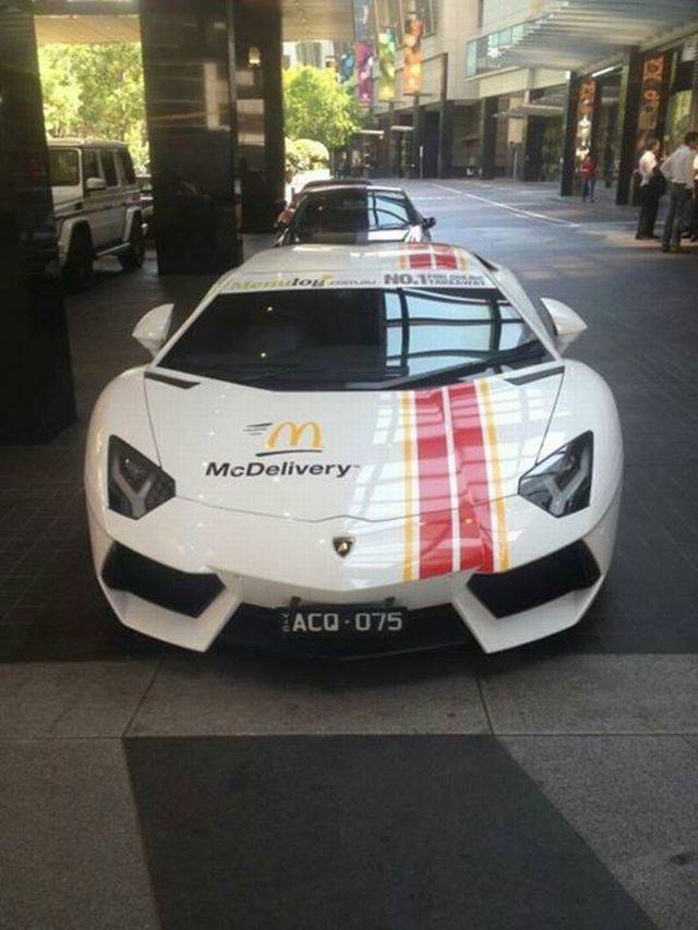 dubai mcdonald delivery car - m McDelivery Jaco 075