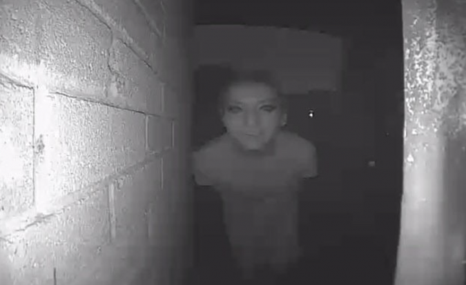These truly terrifying images look like they should be straight out of a home invasion horror movie.