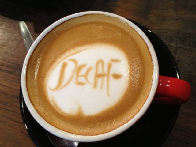 decaf coffee