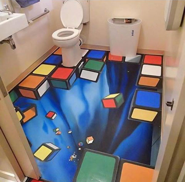 imagine walking into this bathroom drunk