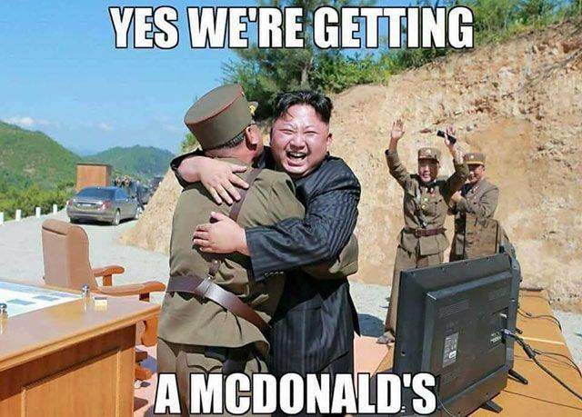 kim jong un missile launch - Yes We'Re Getting A Mcdonald'S