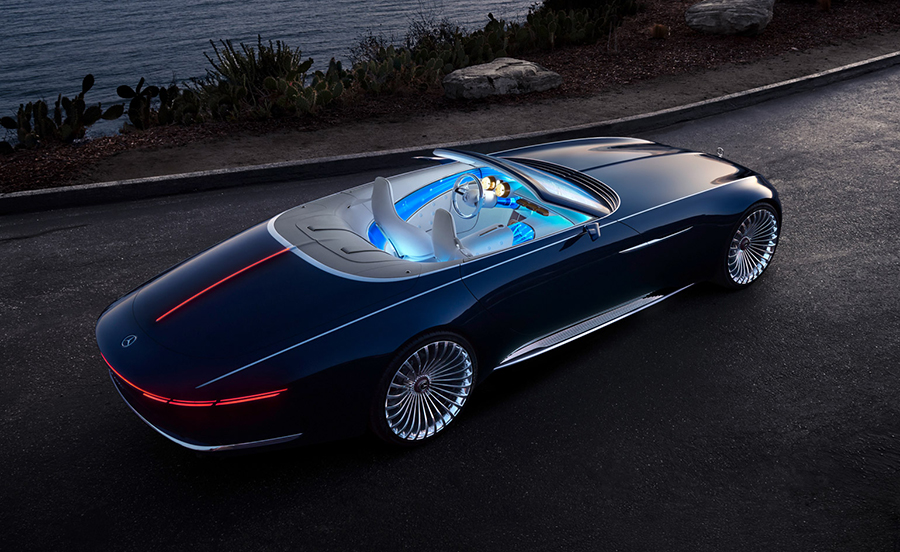 Mercedes-Maybach Vision 6 Cabriolet, Electric Super-Luxury Concept Car