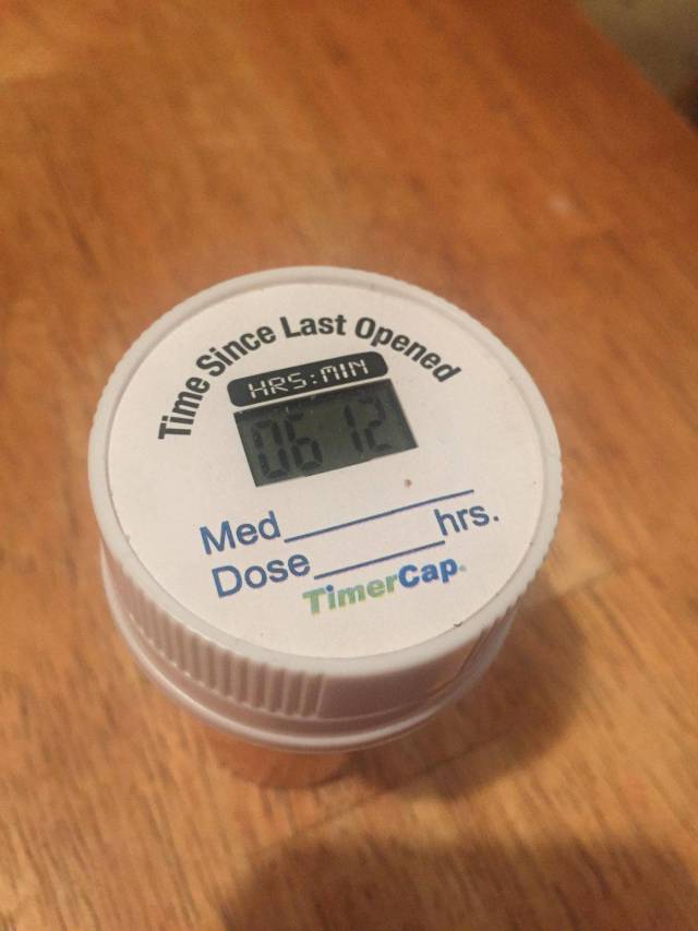 Prescription Bottle Lid. Just to remind you that you're a drug addict.