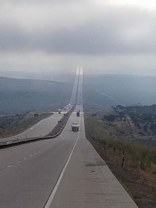 In Wyoming, you can drive on this road nicknamed "Highway to Heaven".