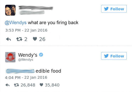 best wendy's roasts - y what are you firing back 32 26 Wendy's y edible food 7 26,848 35,840