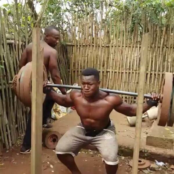 In Africa They Don’t Need A Real Gym –