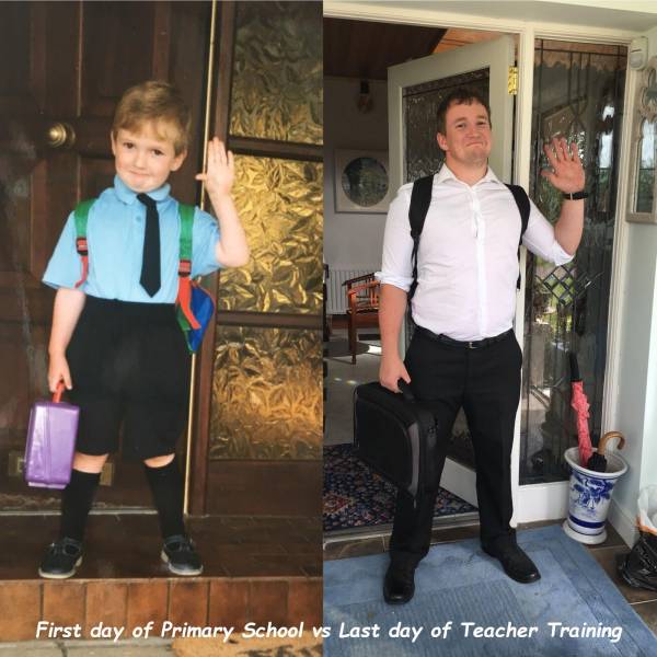 last day of primary school - First day of Primary School vs Last day of Teacher Training