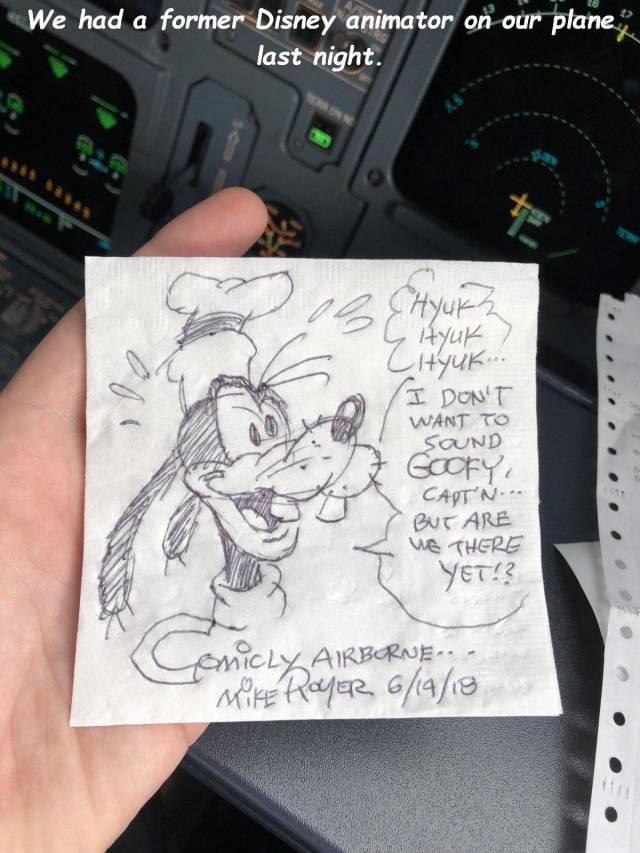 temporary tattoo - We had a former Disney animator on our plane last night. Hyuk Hyuk Cityuk... I Don'T Want To Sand Goofy. Capt'N.. But Are We There Yet!? onicly Airborne Mike Rover 61418