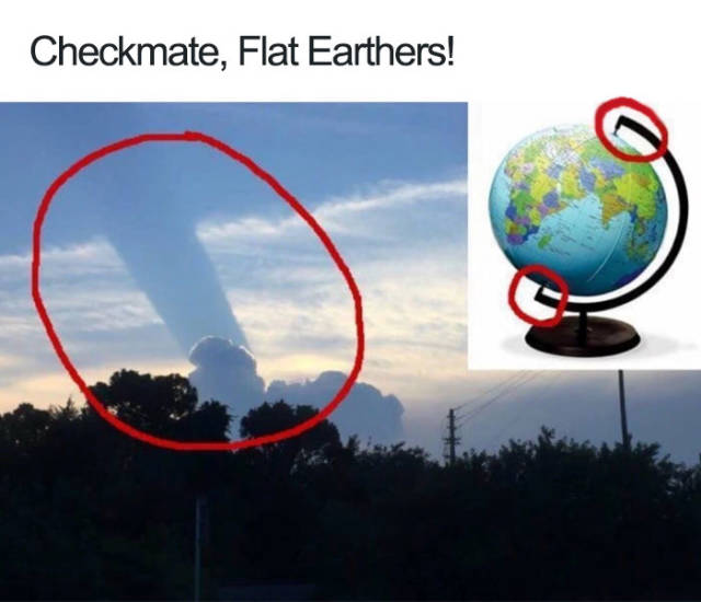 flat earth meme - Checkmate, Flat Earthers!