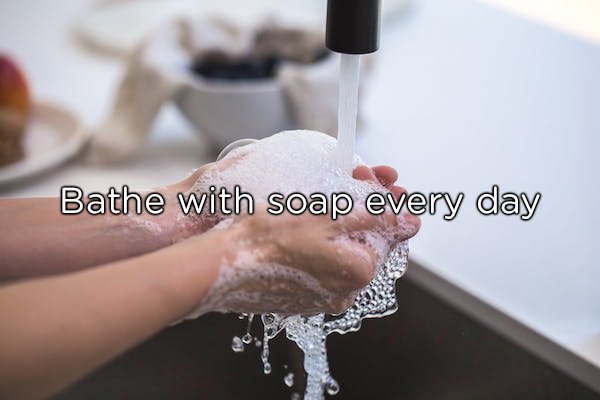 If your mom was like mine, she probably hounded you about taking a shower and scrubbing with soap every day. Well, not only is it not necessary to wash with soap every day, it’s detrimental. Over washing with soap removes the skins natural oils making is susceptible to different diseases.