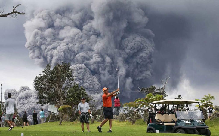 hawaii volcano golf