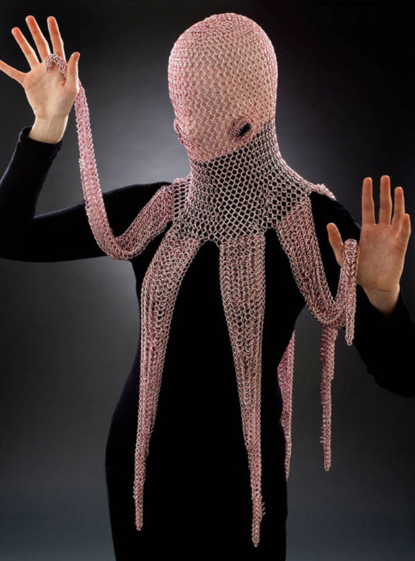 chainmail octopus hood