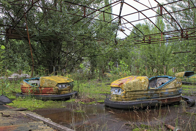 Chernobyl Exclusion Zone, Ukraine-1986 is the year of the tragic nuclear accident now known as the Chernobyl disaster. Due to high radiation levels, every local was ordered to immediately leave the premises and the territory quickly became abandoned. Now, you can still find abandoned shoes, toys and other possessions left behind because of the rapid evacuation. Even though there are excursions that allow you to check some parts of the town, there is a 19 mile zone, also known as Chernobyl Exclusion Zone or The Zone. This territory is strictly forbidden for any access as it will result in radioactive contamination.