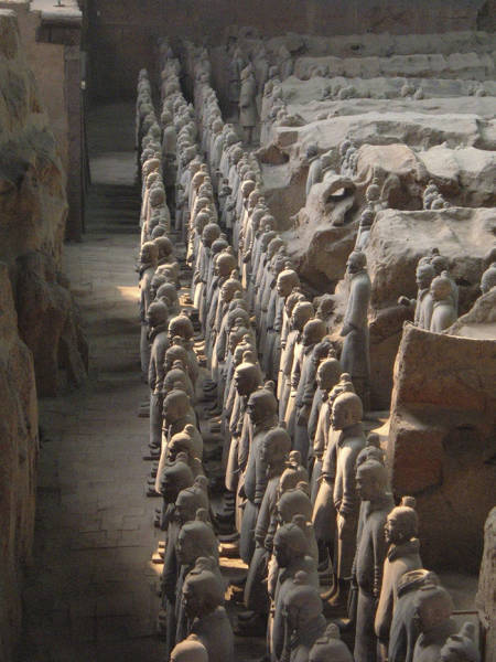 Mausoleum Of The First Qin Emperor, Qin Shi Huang, China-Located in Lintong District, Xi’an, Shaanxi (China), Qin Shi Huang’s tomb is a place where entry is forbidden. Even though discovered when the Terracotta army was unearthed in 1974, the tomb hasn’t been excavated yet. Opponents of excavation believe that current technology couldn’t preserve anything that the tomb holds, therefore access to it is forbidden