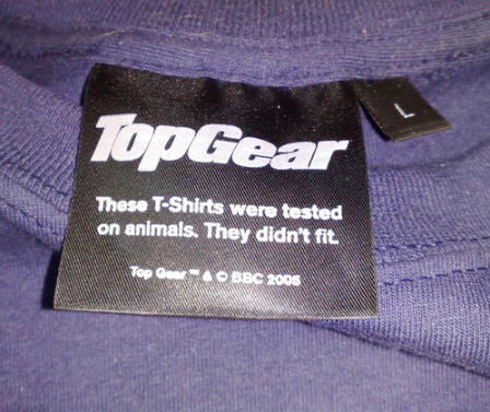 Haha! Top Gear with the jokes.

I hope they’re jokes, at least…