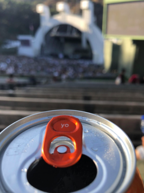 I want my soda to say hi to me when I pop it open!

What a lovely little message.