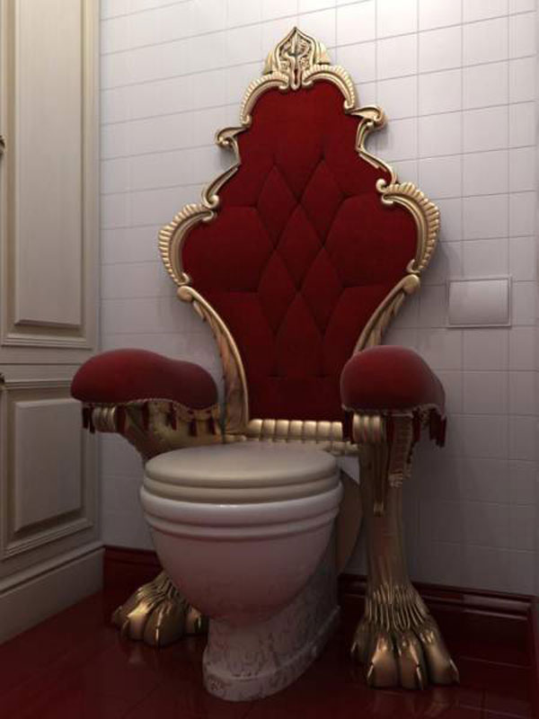 cool pic throne room toilet