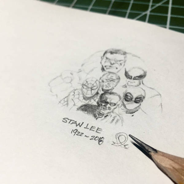 stan lee drawing tribute - Stan Lee 1922 2016