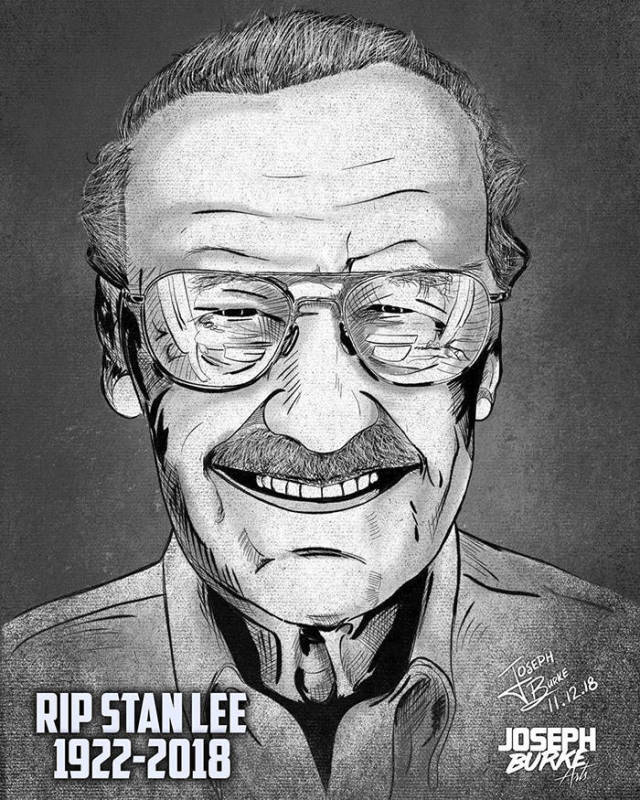 Stan Lee - Joseph Kurke 10022.18 Rip Stan Lee 19222018 Ostera