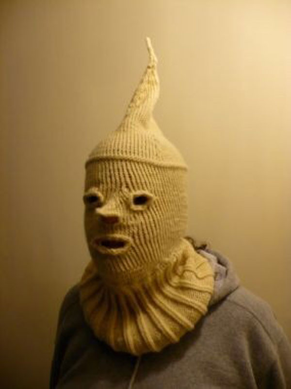 knitted ski mask