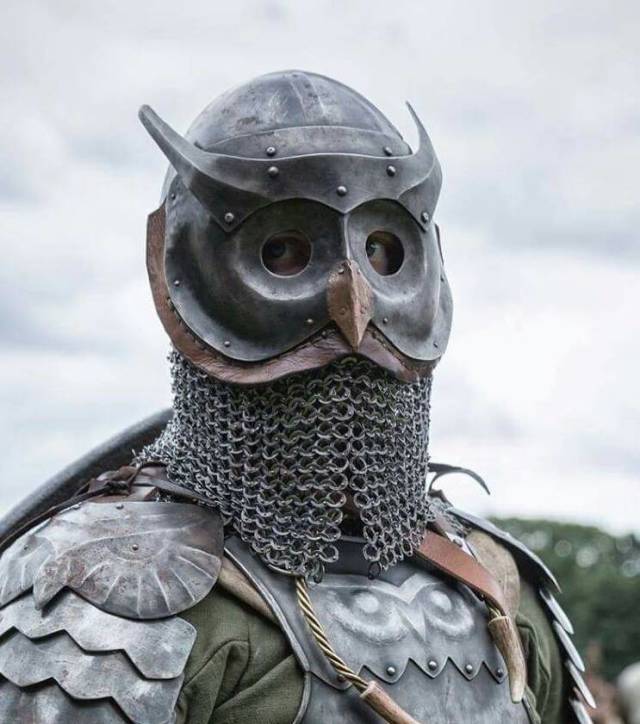 fantasy owl helmet