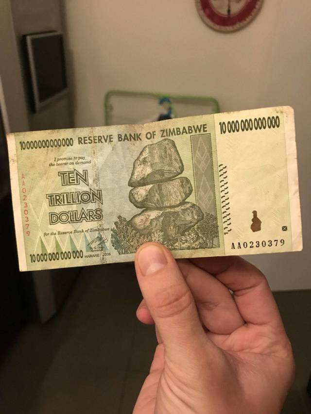 zimbabwe 10 trillion dollars - 10000000000000 Reserve Bank Of Zimbabwe 10000000000000 1 promise to pay the ban on demand wOWNO Ten Trillion Dollars for the Reserve Bank of Zimbabwe AA02 30379 10 000 000 000 000