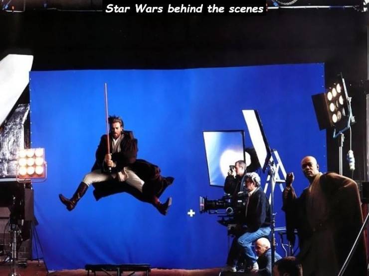 ewan mcgregor samuel jackson - Star Wars behind the scenes