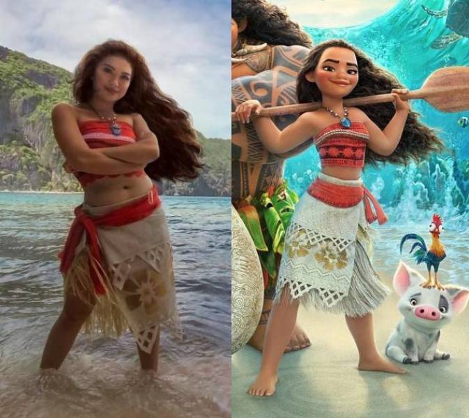 cool pic of cosplay moana