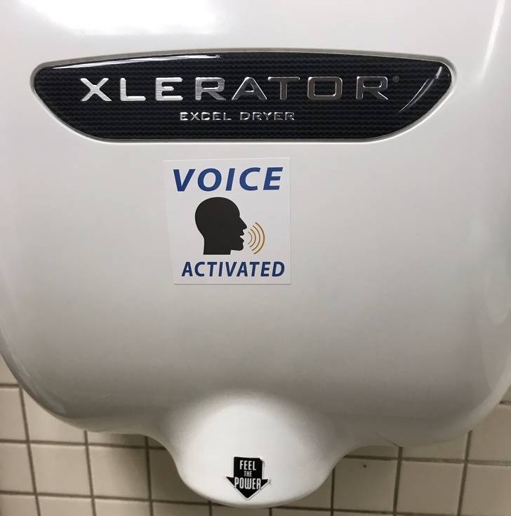 cool pic of xlerator hand dryer - Xlerato Excel Deyer Voice Activated Feel Power