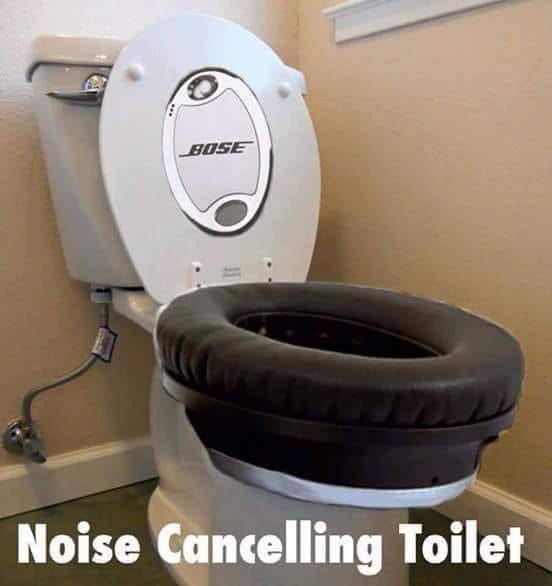 crazy monday pics of bose noise cancelling toilet - Rose Noise Cancelling Toilet