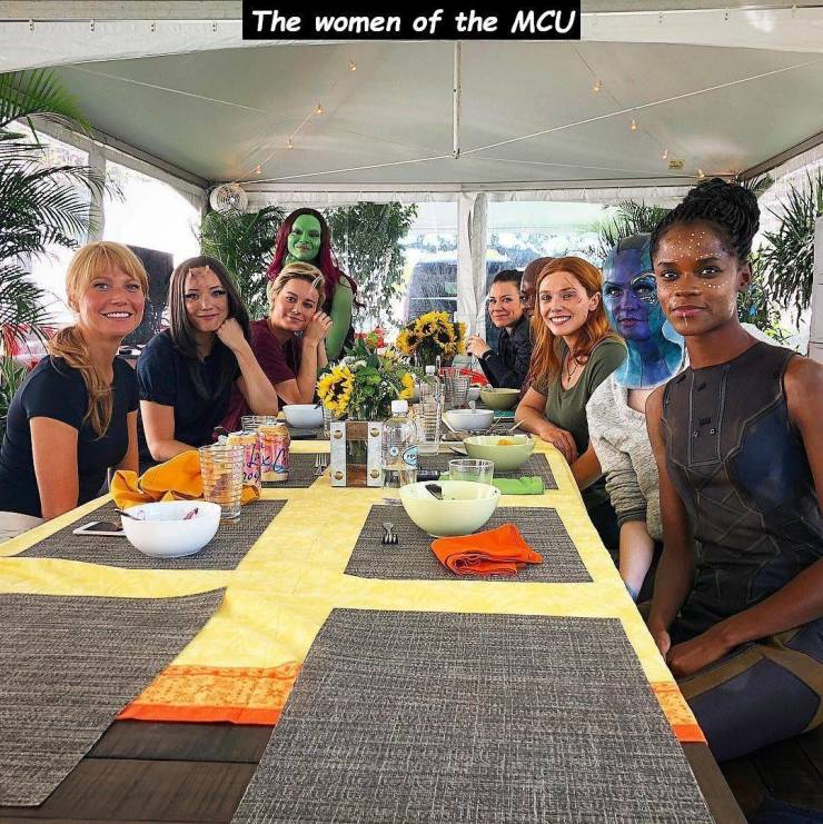 random pics - food - The women of the Mcu