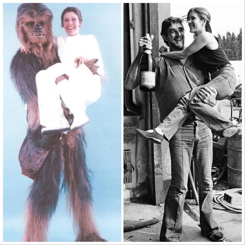 fascinating photos - peter mayhew behind the scenes - Eight 6