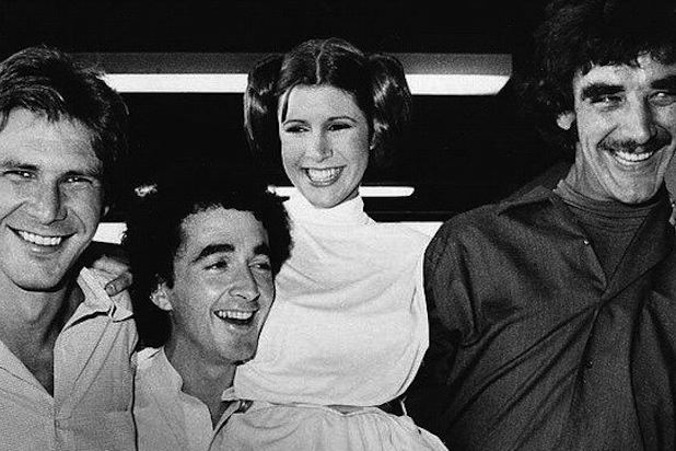 fascinating photos - carrie fisher peter mayhew