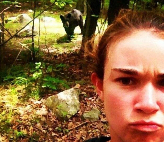 bear selfies