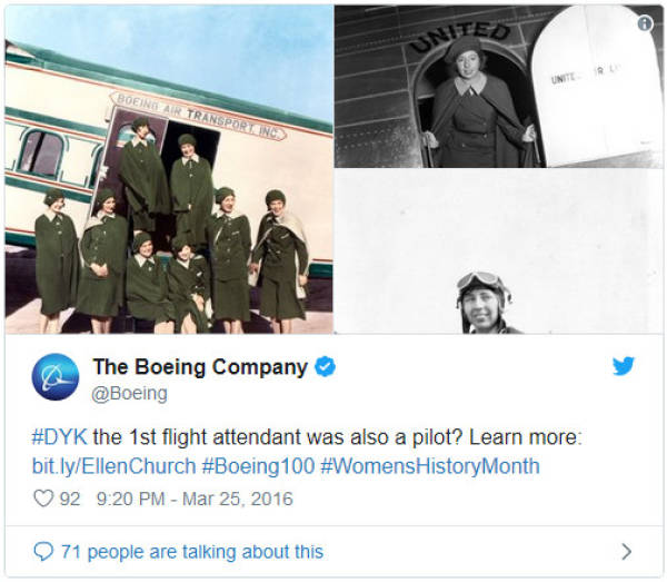 Boeing (1930)The company’s first plane was the Boeing Model 1. In 1917, the name was changed to Boeing Airplane Company and it was successful at obtaining orders from the U.S. Navy for 50 planes.