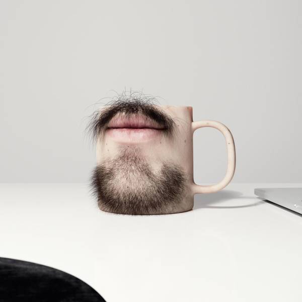 beard mug
