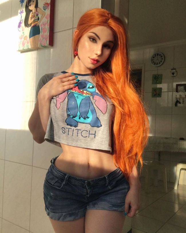 attractive cosplayer maria fernanda instagram - Stitch
