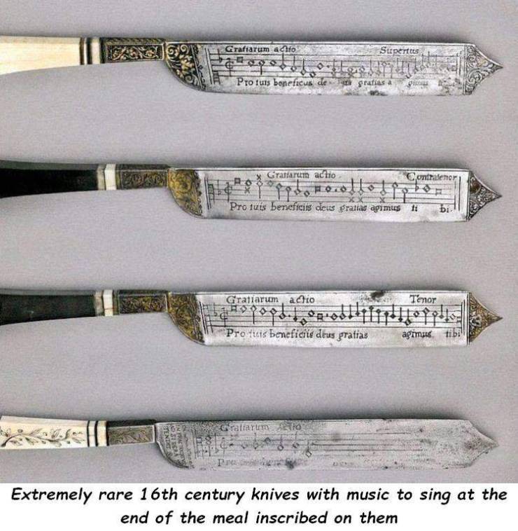 16th century knives