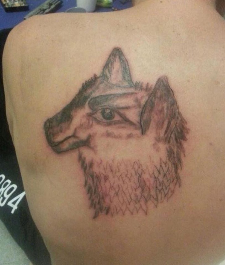 bad llama tattoo