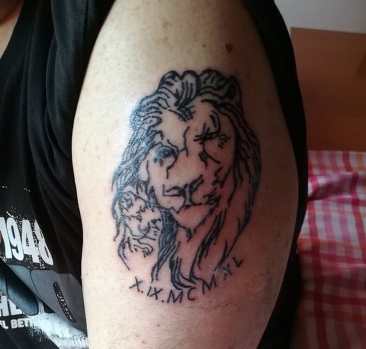 tattoo - lion