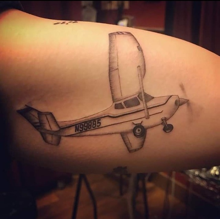 big wing tattoo