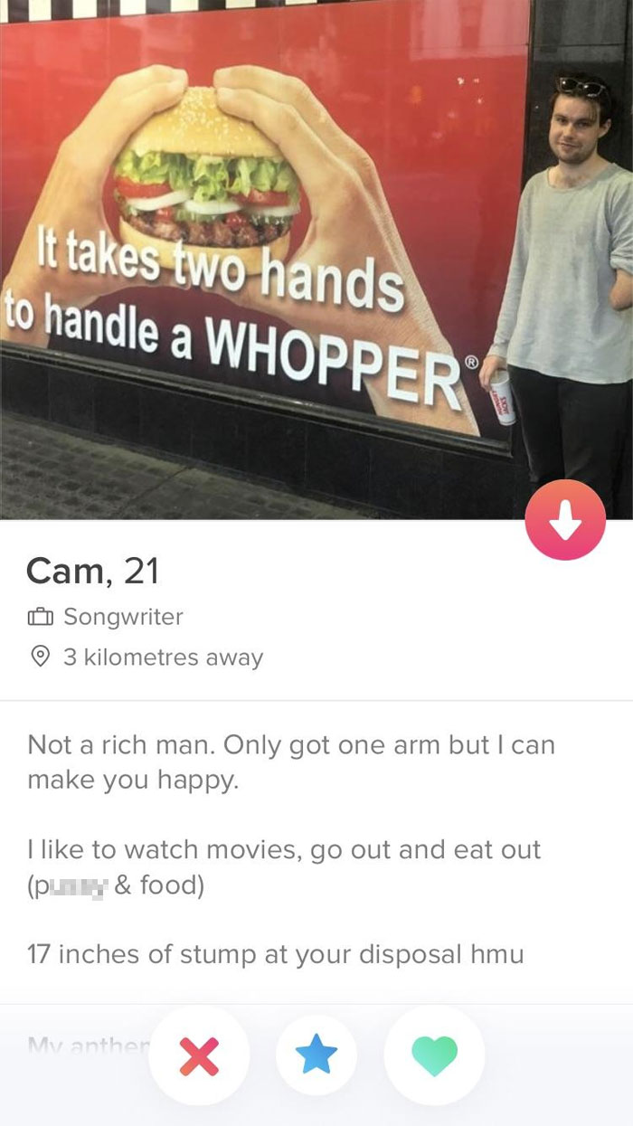 12 Tinder Users Who Have Lost Their Limbs