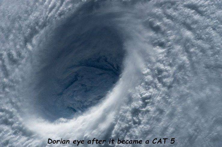 hurricane maria eye - Dorian eye after it became a Cat 5