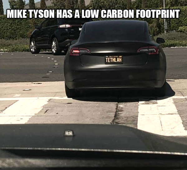 family car - Mike Tyson Has A Low Carbon Footprint Tethlah