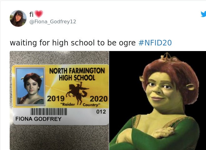 Godfrey12 waiting for high school to be ogre North Farmington High School 2019