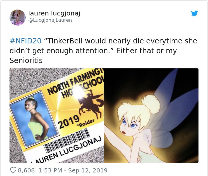 cartoon - lauren lucgjonaj Lauren TinkerBell would nearly die everytime she didn't get enough attention.