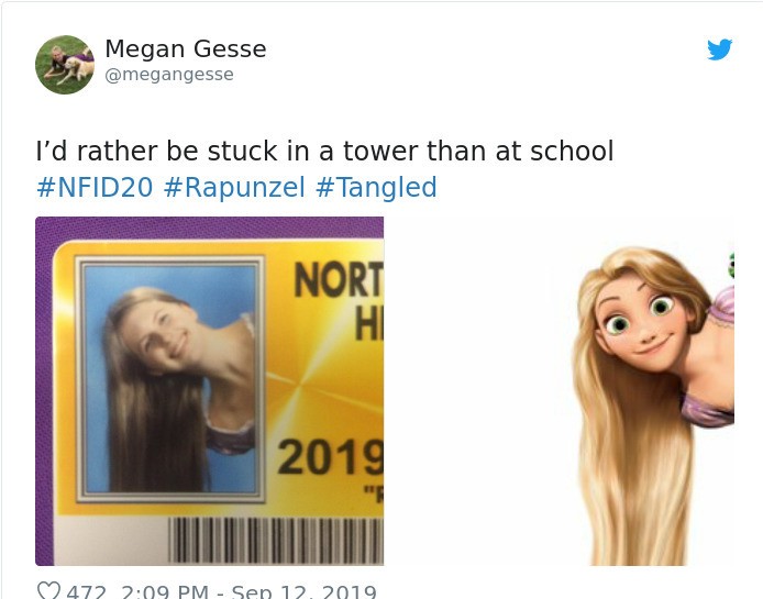 human behavior - Megan Gesse I'd rather be stuck in a tower than at school Nort 2019 472 Sen 12. 2019