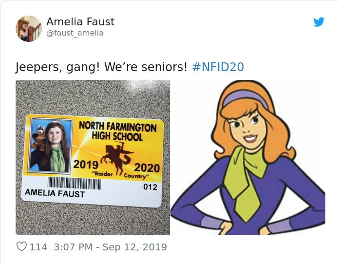daphne from scooby doo - Amelia Faust amelia Jeepers, gang! We're seniors! North Farmington High School 2019 2020